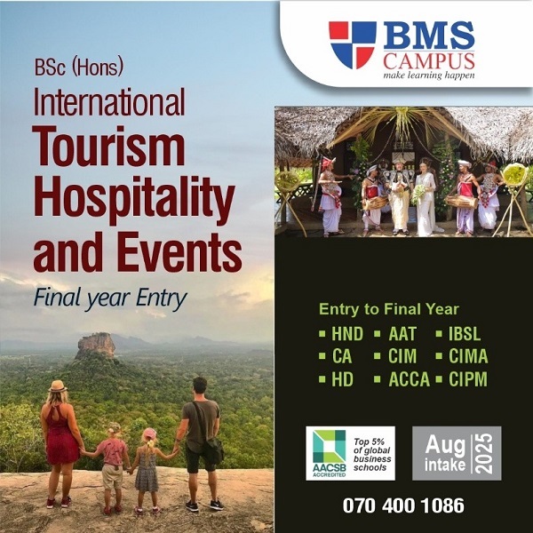 BSc International Tourism Hospitality and Events Final Year Entry
