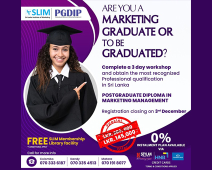 Enroll PGDIP - Premier Marketing Management Diploma in Sri Lanka