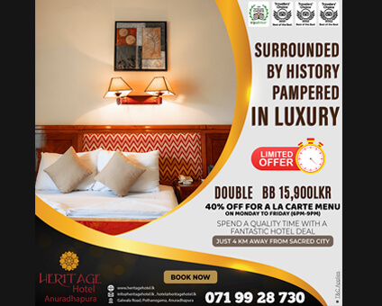 Heritage Hotel Anuradhapura - Luxurious Stay Near the Sacred City